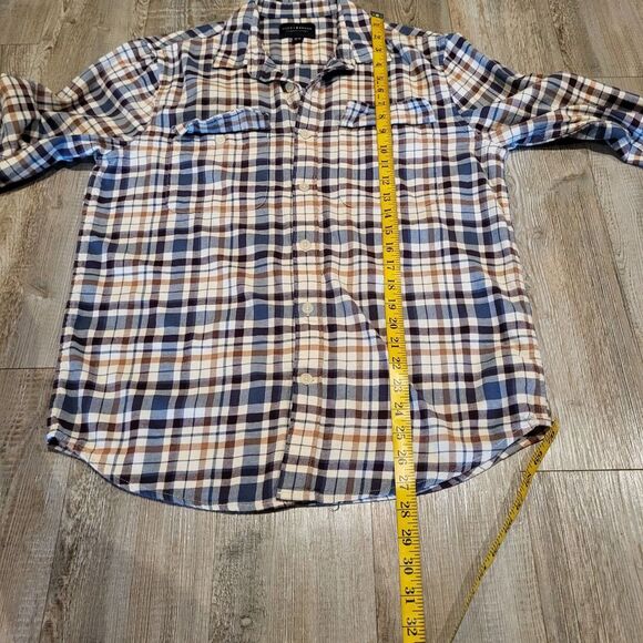 Lucky Brand Classic Fit Flannel Button Up Shirt Mens Size Medium - Picture 7 of 8